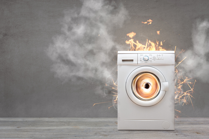 clothes dryer fire